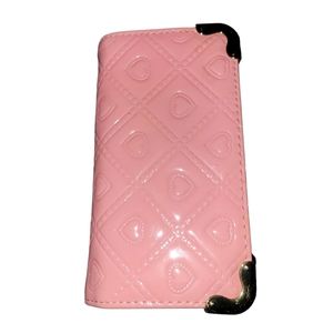Cute pastel pink wallet